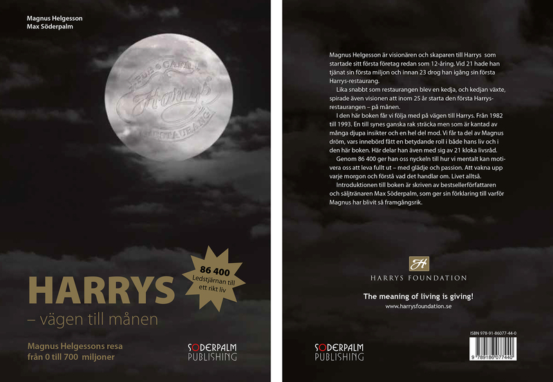 Magnus Helgessons bok "HARRYS - vägen till månen"