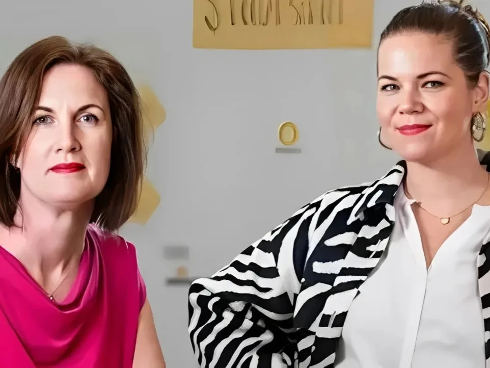 Anna Sterlinger och Karin Boberg