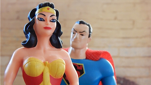 Wonderwoman and Superman